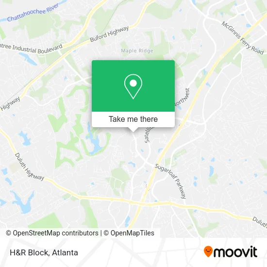Mapa de H&R Block