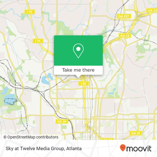 Mapa de Sky at Twelve Media Group