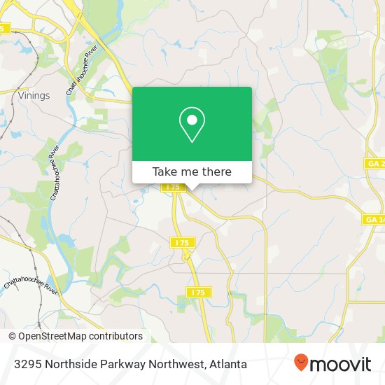 3295 Northside Parkway Northwest map