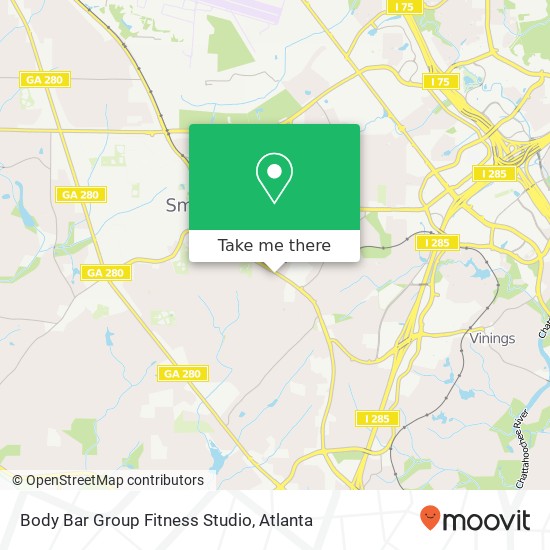 Body Bar Group Fitness Studio map