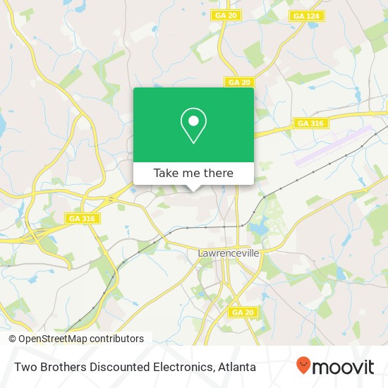 Mapa de Two Brothers Discounted Electronics