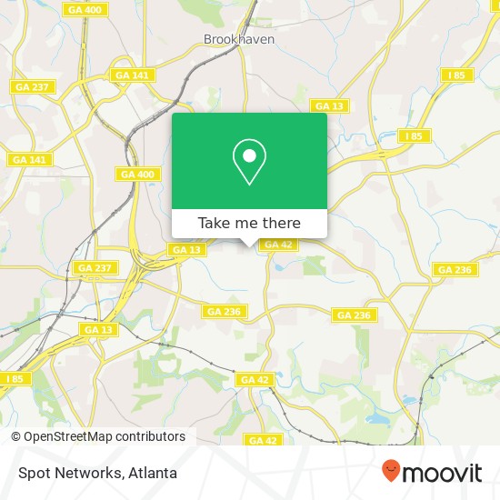Spot Networks map