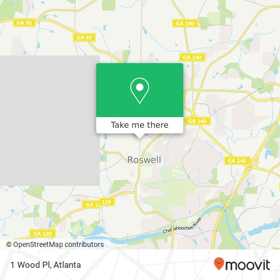 1 Wood Pl map