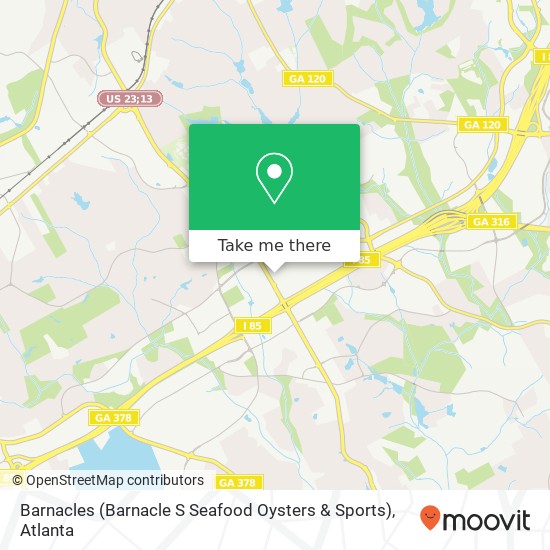 Mapa de Barnacles (Barnacle S Seafood Oysters & Sports)