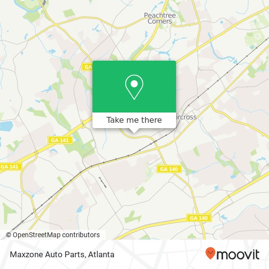 Mapa de Maxzone Auto Parts