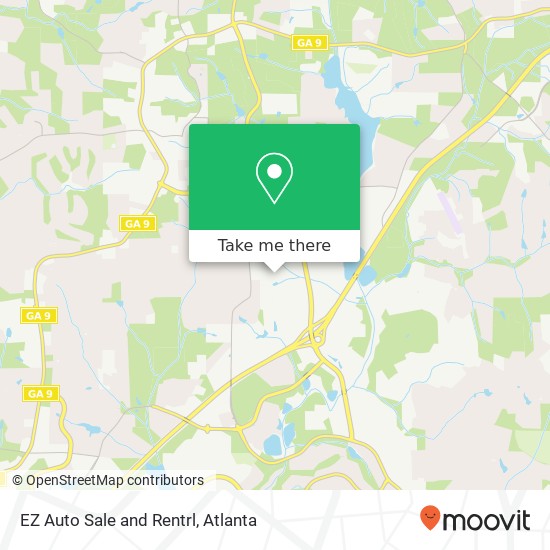 EZ Auto Sale and Rentrl map