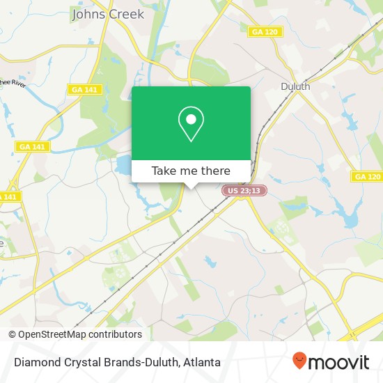 Mapa de Diamond Crystal Brands-Duluth