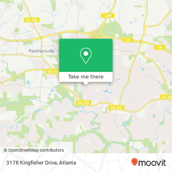 3178 Kingfisher Drive map