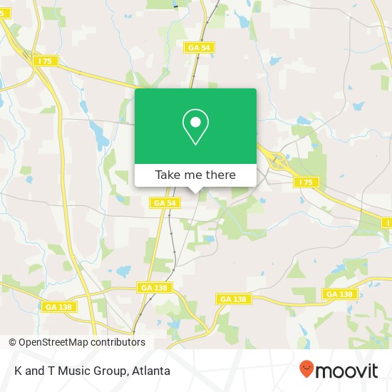 K and T Music Group map