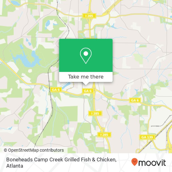 Boneheads Camp Creek Grilled Fish & Chicken, 3650 Marketplace Blvd Atlanta, GA 30344 map