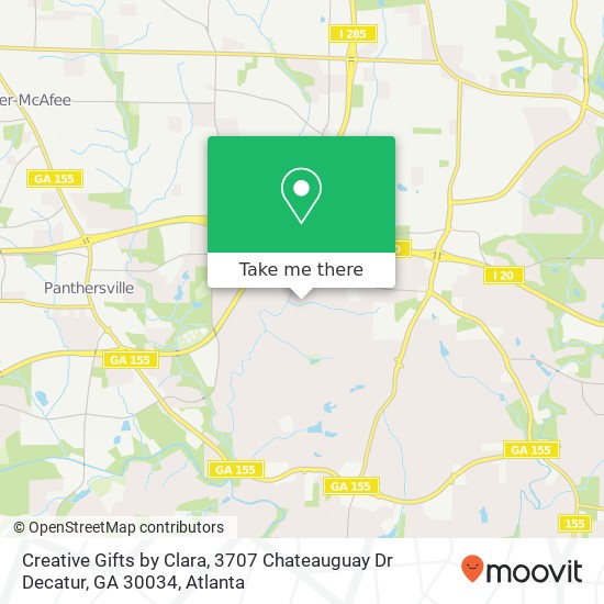 Creative Gifts by Clara, 3707 Chateauguay Dr Decatur, GA 30034 map