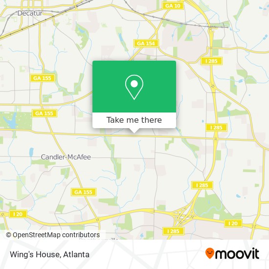 Wing's House map