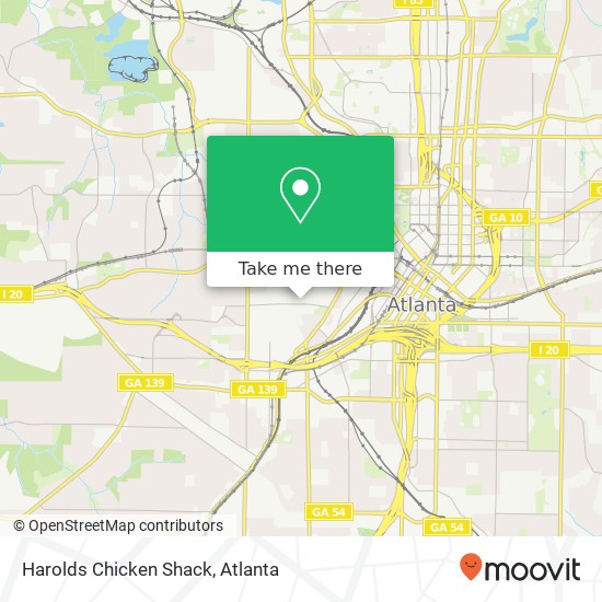 Harolds Chicken Shack, 178 Elm St SW Atlanta, GA 30314 map