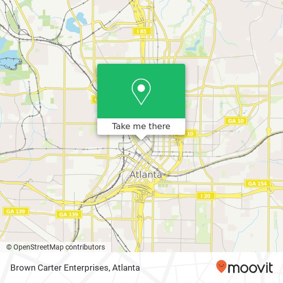 Brown Carter Enterprises map