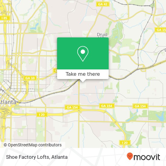 Shoe Factory Lofts, 1261 Caroline St NE Atlanta, GA 30307 map