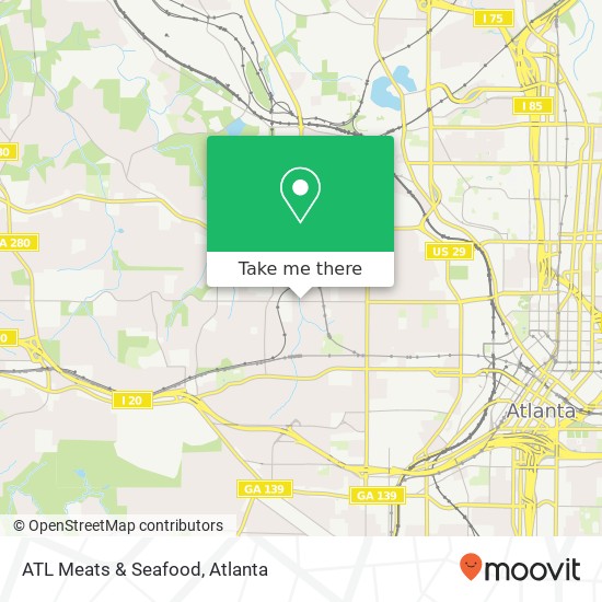 ATL Meats & Seafood, 1233 Joseph E Boone Blvd NW Atlanta, GA 30314 map