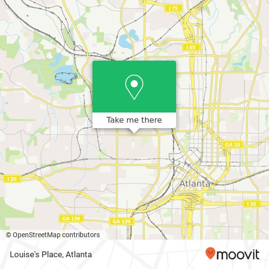Louise's Place, 743 Simpson St NW Atlanta, GA 30314 map