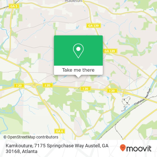 Kamkouture, 7175 Springchase Way Austell, GA 30168 map