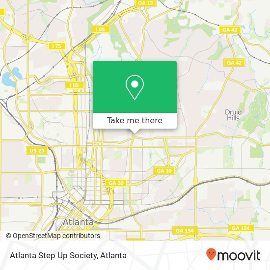 Atlanta Step Up Society, 733 Monroe Dr NE Atlanta, GA 30308 map