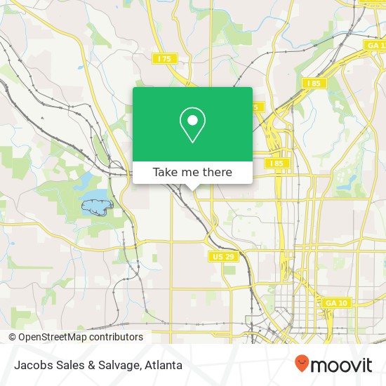 Jacobs Sales & Salvage, 1034 Howell Mill Rd NW Atlanta, GA 30318 map