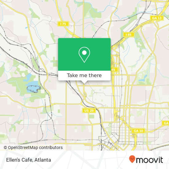 Ellen's Cafe, 1007 Northside Dr NW Atlanta, GA 30318 map