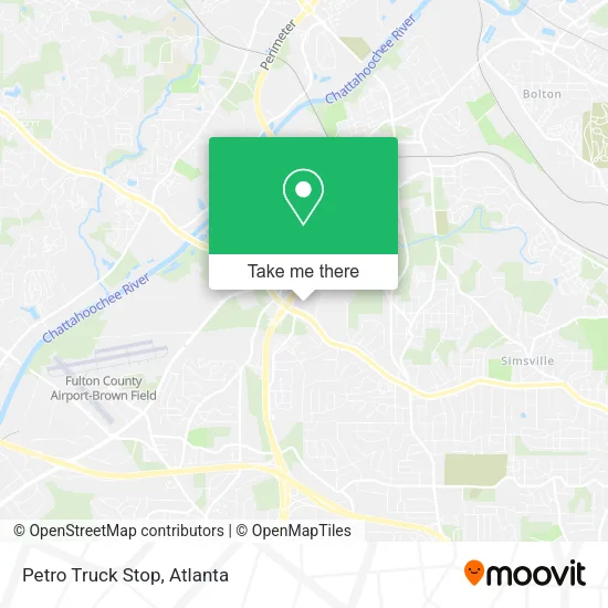 Petro Truck Stop map