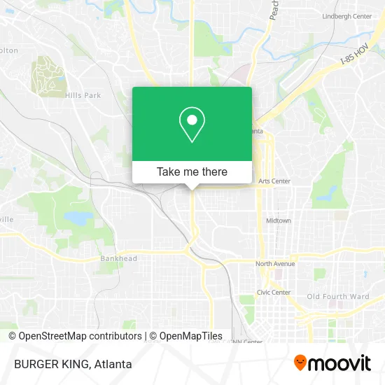 BURGER KING map