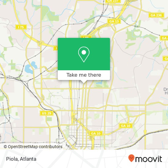 Piola, 1080 Peachtree St NE Atlanta, GA 30309 map