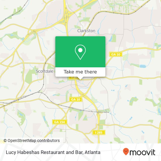 Mapa de Lucy Habeshas Restaurant and Bar