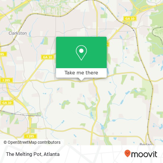 The Melting Pot, 4687 Rockbridge Rd Stone Mountain, GA 30083 map