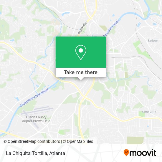 La Chiquita Tortilla map