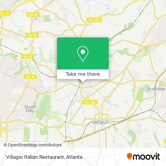 Villagio Italian Restaurant map