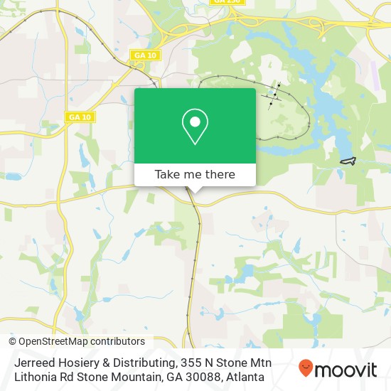 Jerreed Hosiery & Distributing, 355 N Stone Mtn Lithonia Rd Stone Mountain, GA 30088 map