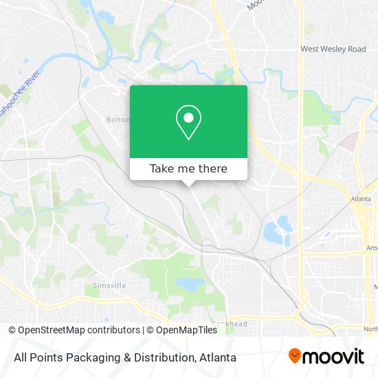 All Points Packaging & Distribution map