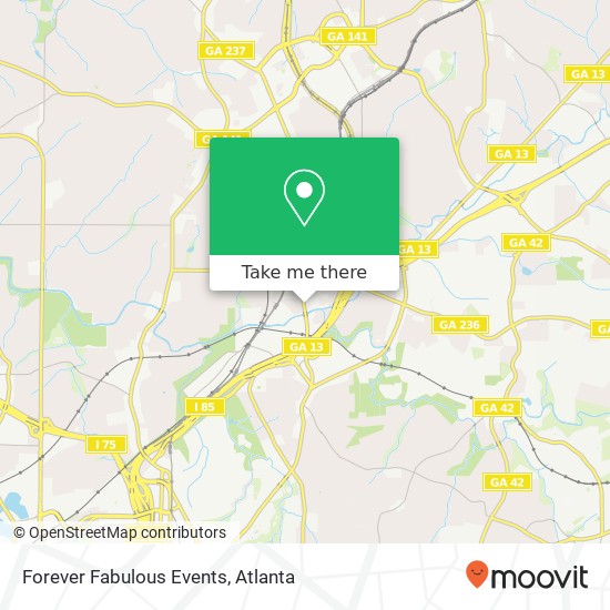 Forever Fabulous Events map