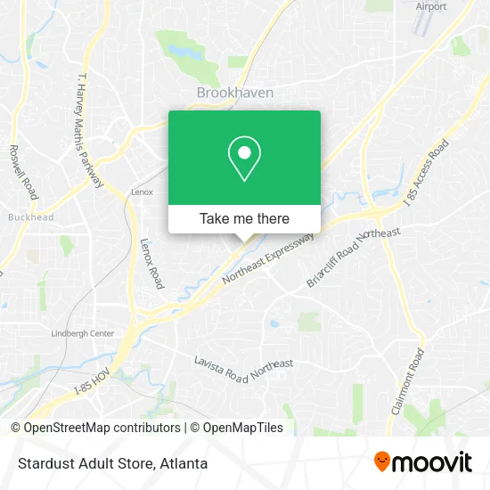 Stardust Adult Store map