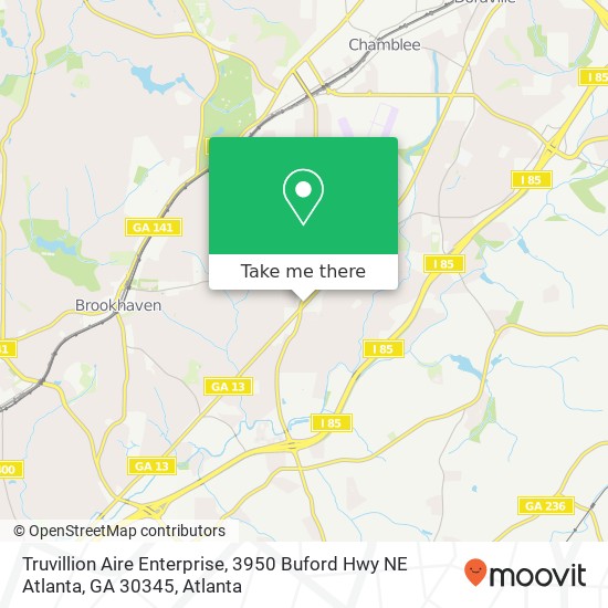 Truvillion Aire Enterprise, 3950 Buford Hwy NE Atlanta, GA 30345 map