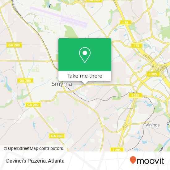 Davinci's Pizzeria, 1810 Spring Rd SE Smyrna, GA 30080 map