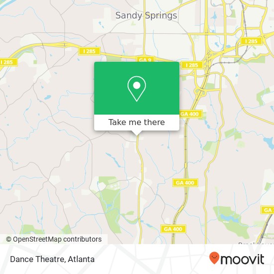 Dance Theatre map