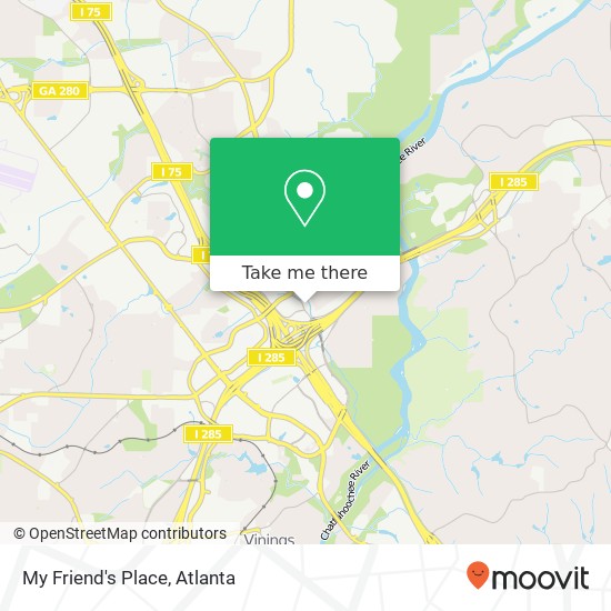 My Friend's Place, 294 Interstate North Pkwy SE Atlanta, GA 30339 map