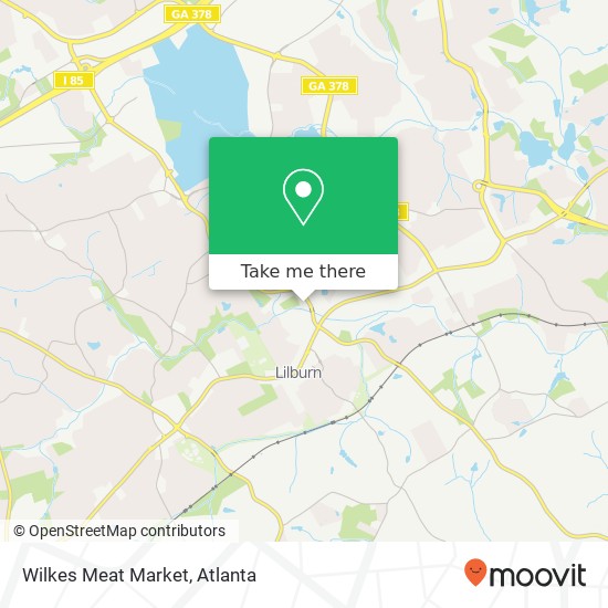 Mapa de Wilkes Meat Market, 535 Indian Trail-Lilburn Rd NW Lilburn, GA 30047