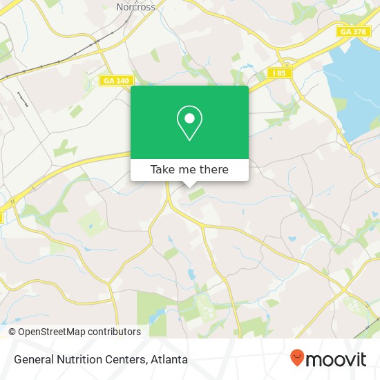 Mapa de General Nutrition Centers, 6050 Singleton Rd Norcross, GA 30093