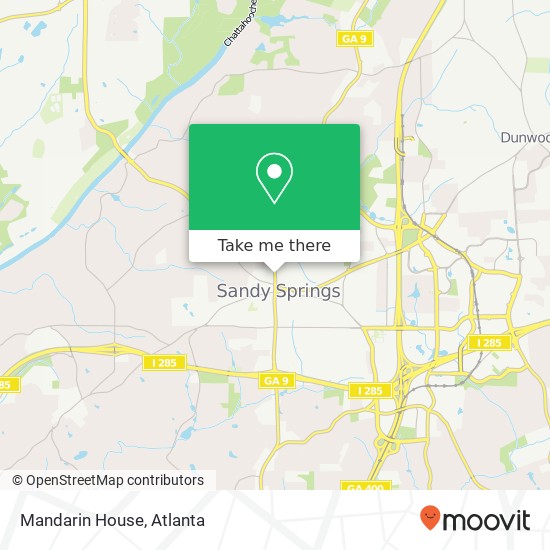 Mandarin House, 6263 Roswell Rd Sandy Springs, GA 30328 map