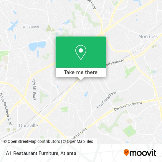 Mapa de A1 Restaurant Furniture