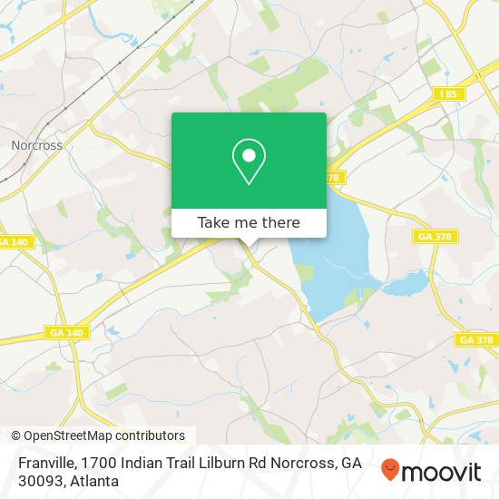 Franville, 1700 Indian Trail Lilburn Rd Norcross, GA 30093 map