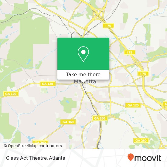 Mapa de Class Act Theatre