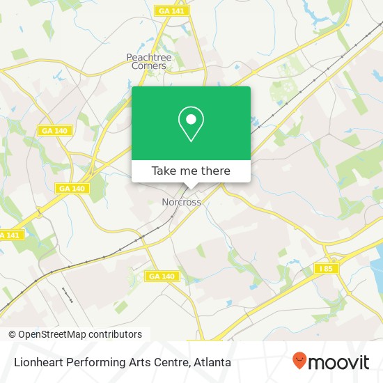 Lionheart Performing Arts Centre map