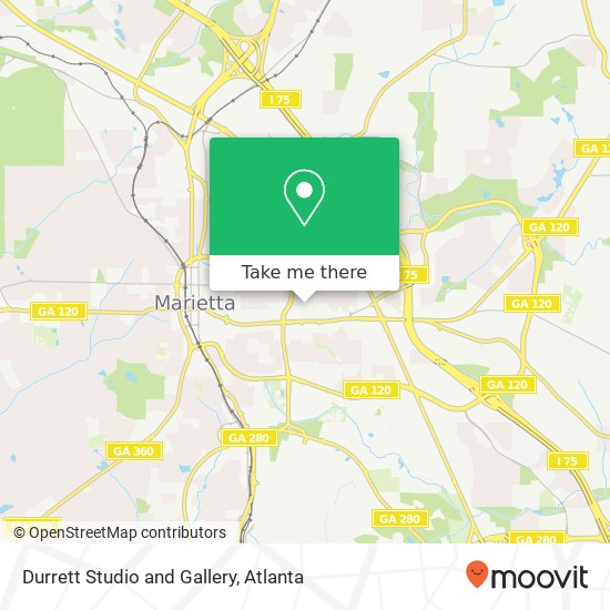 Durrett Studio and Gallery, 74 Austin Ave NE Marietta, GA 30060 map