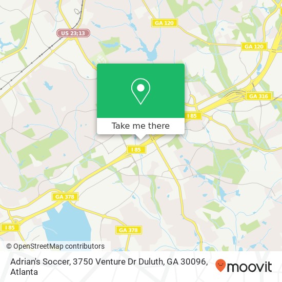 Adrian's Soccer, 3750 Venture Dr Duluth, GA 30096 map