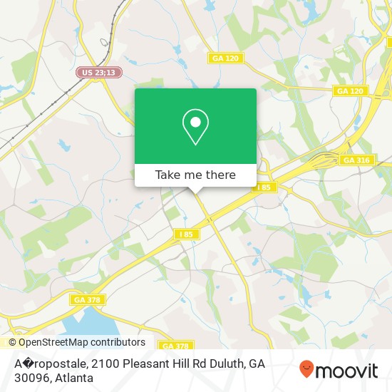 A�ropostale, 2100 Pleasant Hill Rd Duluth, GA 30096 map